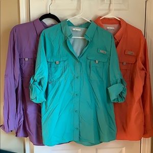 Set of 4 Women’s Columbia PFG NWOT XL